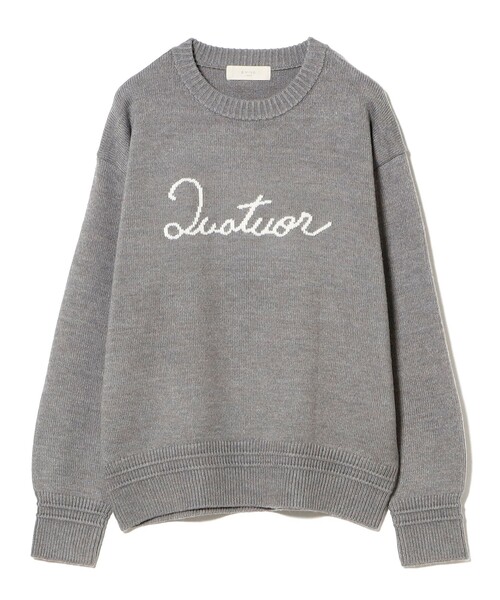 B：MING by BEAMS（ビーミング by ビームス） ニット セーター ロゴ