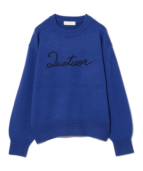 B：MING by BEAMS（ビーミング by ビームス） ニット セーター ロゴ