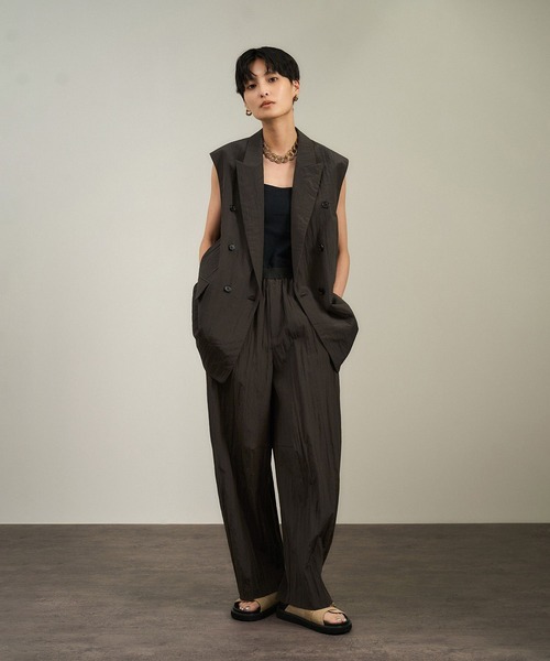 SALON adam et rope'（サロン アダム エ ロペ） パンツ ウールナイロン