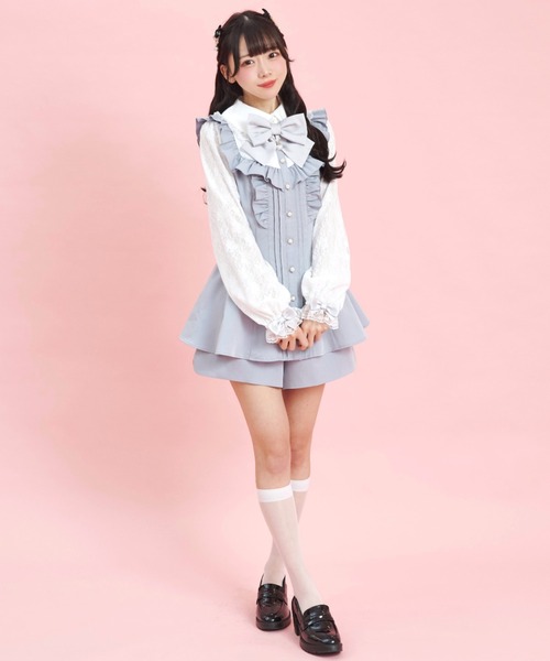 Secret Honey（シークレットハニー） セットアップ 袖レースピンタック