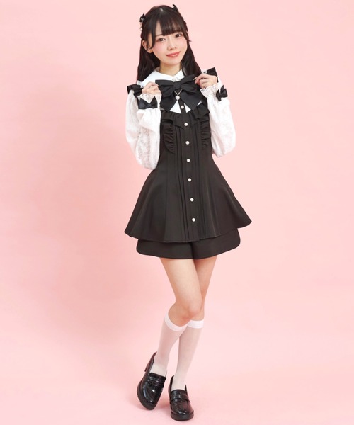 Secret Honey（シークレットハニー） セットアップ 袖レースピンタック