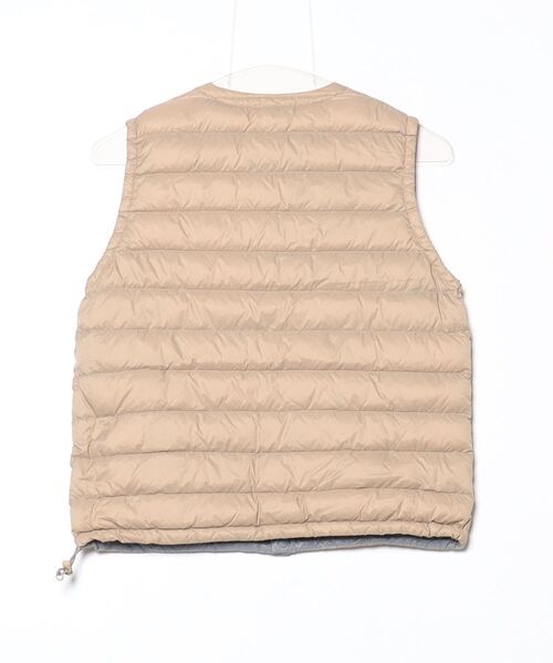 Danton（ダントン） 刺繍ダウンベスト 34 ベージュ メンズ : ZOZOTOWN