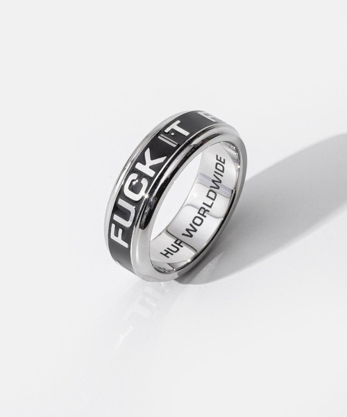 HUF（ハフ） 指輪 リング HUF MONO RING モノ メッセージ リング