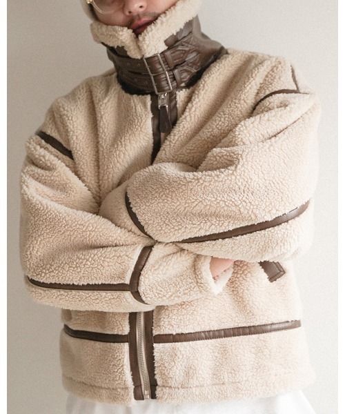 Re:room（リルーム） ムートンジャケット ムートンコート ボアB-3