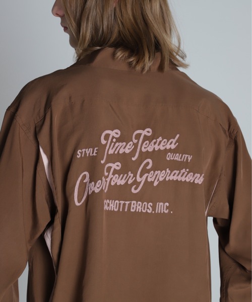 Schott N.Y.C（ショット） シャツ Schott/ショット/BOWLING LS SHIRT