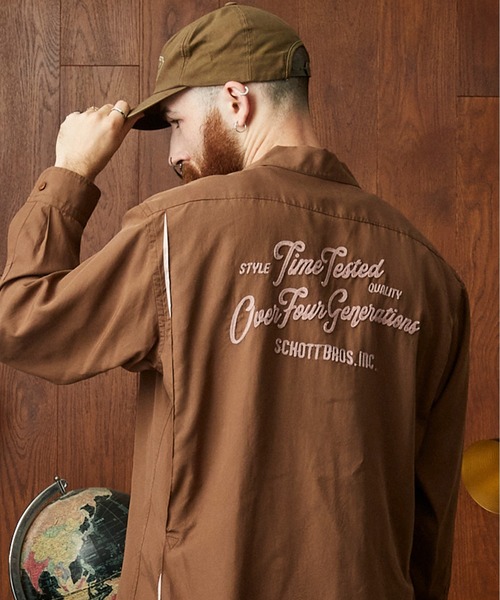Schott N.Y.C（ショット） シャツ Schott/ショット/BOWLING LS SHIRT
