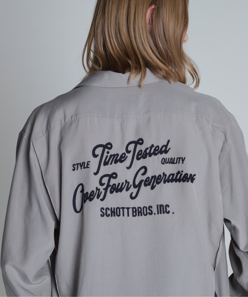 Schott N.Y.C（ショット） シャツ Schott/ショット/BOWLING LS SHIRT