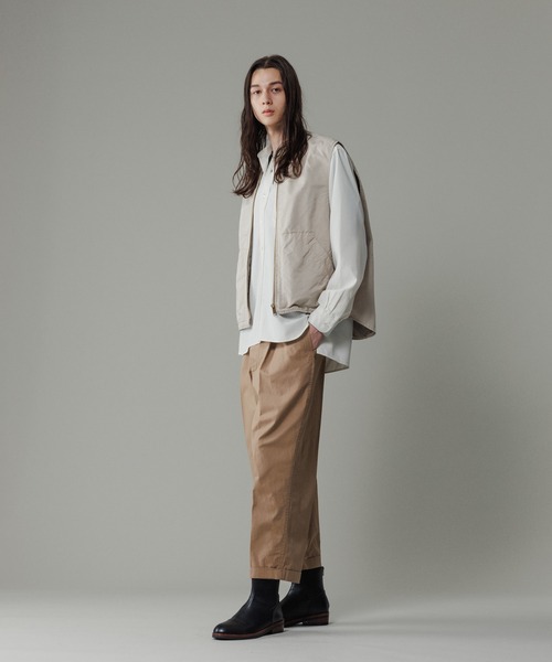 ADAM ET ROPE'（アダムエロペ） チノパン 「撥水」ワンプリーツ