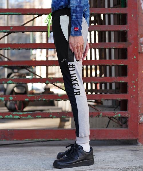 LUXE/R（ラグジュ） パンツ ポンチ切り替えジョガーパンツ メンズ