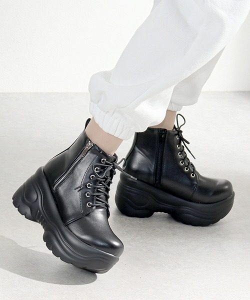 LOVEHUNTER（ラブハンター） ブーツ 軽量超厚底 スニーカーブーツ 6