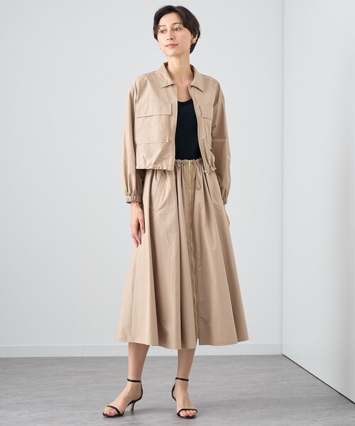 ANAYI（アナイ） スカート 「セットアップ対応商品」ポリタフタ