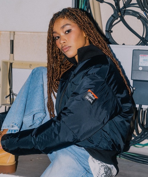 NANGA（ナンガ） ブルゾン ジャンバー X-girl × NANGA PUFFER JACKET