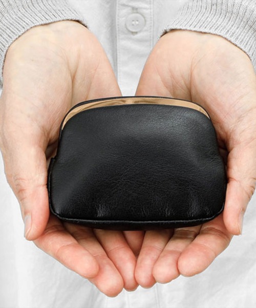 HIGHTIDE（ハイタイド） コインケース レザーがま口ポーチ ミニ 財布