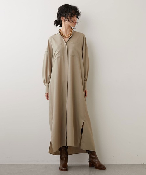 Whim Gazette（ウィム ガゼット） ワンピース シャツワンピース ウール