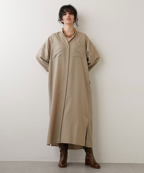 Whim Gazette（ウィム ガゼット） ワンピース シャツワンピース ウール