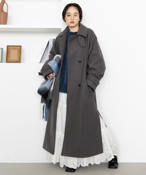 RAGEBLUE（レイジブルー） ステンカラーコート コート 「WOOLLYTEC