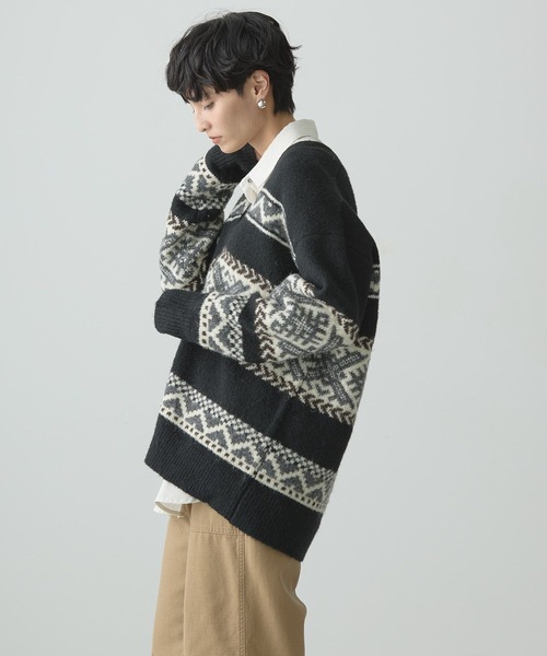 AMERICAN HOLIC（アメリカンホリック） カーディガン ノルディック柄V