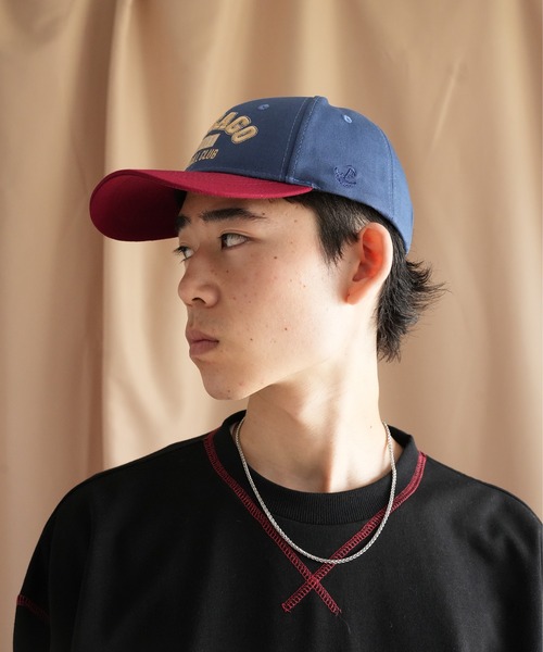 キャップ 帽子 HOOK -original- CHICAGOバイカラーアメカジ刺繍