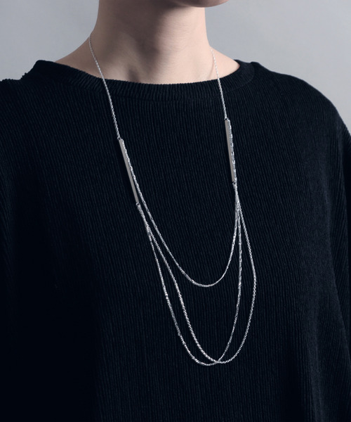 YArKA ネックレス 「YArKA/ヤーカ」double bar 3way necklace