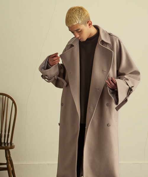 Nilway（ニルウェイ） ステンカラーコート コート ウールライク