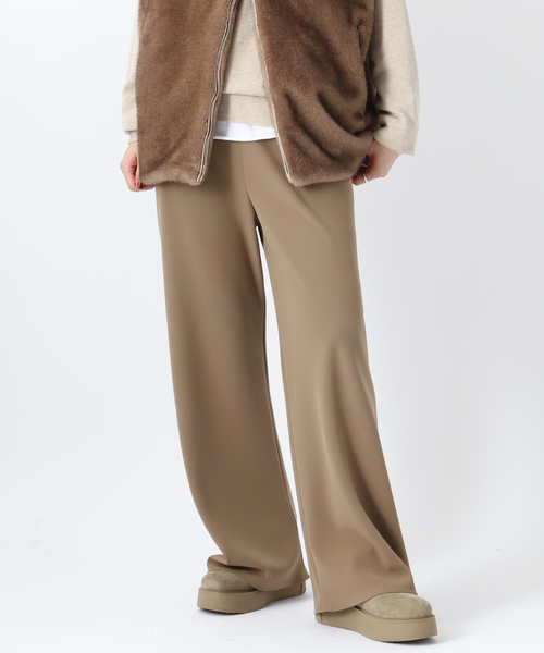 AP STUDIO スラックス パンツ エラスティックパンツ レディース