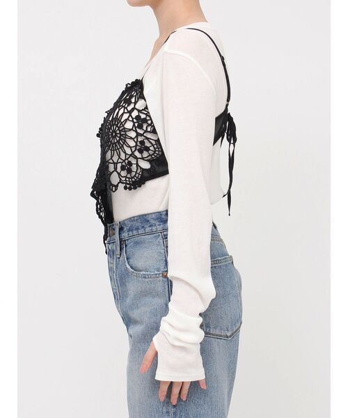 Htage（テージ） キャミソール 「Htage」パッチワークレース