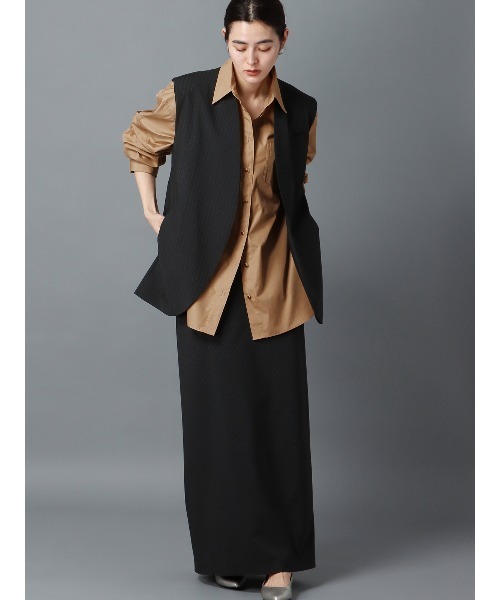 CIS.（シス） ベスト ジレ パッドショルダーCIS.ジレ ウォッシャブル