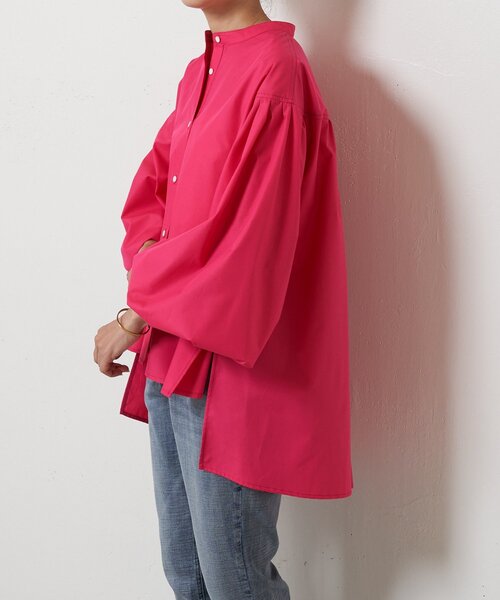 BEARDSLEY（ビアズリー） ブラウス シャツ ソデリブフレアシャツ