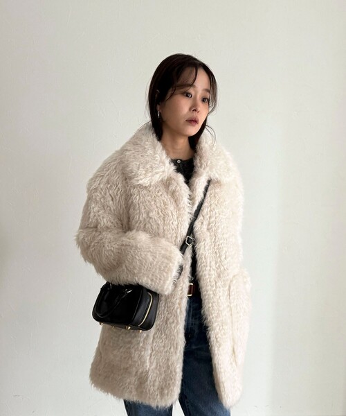 ムートンコート ボアコート 「HAVELESS/ハブレス」DOROTHYポケ付き