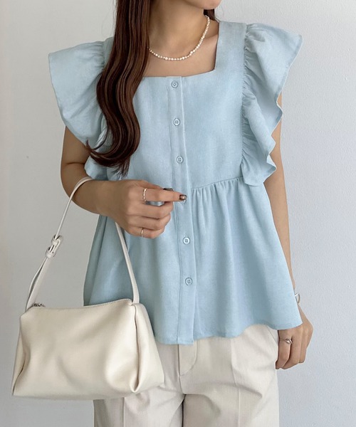 callautia（カラウティア） ブラウス シャツ 「選べる」フリル