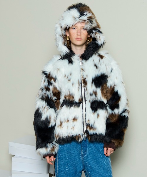 MAISON SPECIAL（メゾンスペシャル） ブルゾン アウター Fur Hoodie