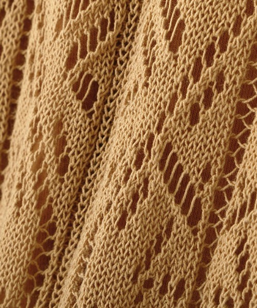 ETRE TOKYO（エトレトウキョウ） ワンピース レースパターンニット