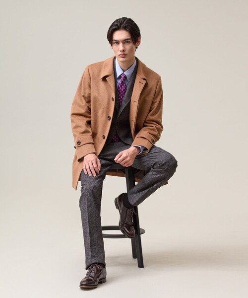 J.PRESS（J.プレス） ステンカラーコート コート ウールとカシミヤの