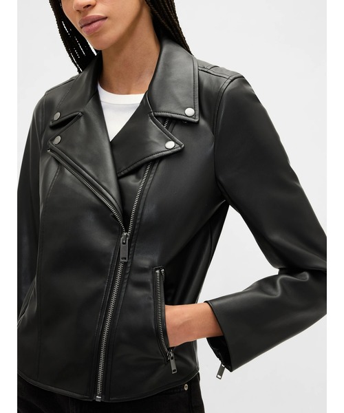 GAP（ギャップ） レザージャケット ライダース ヴィーガンレザー