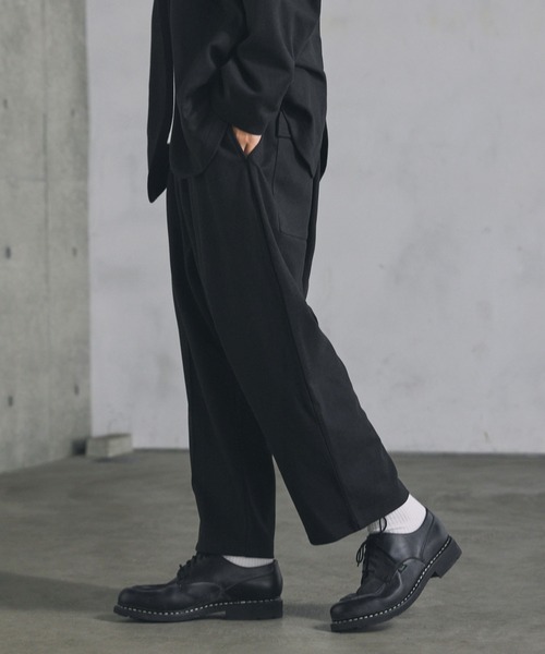 新品未使用】CTHY ワイドサルエルアンクルパンツ ブラック サイズ2