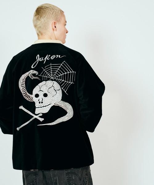 THRIFTY LOOK スカジャン スリフティルック / SNAKE ＆ SKULL SOUVENIR