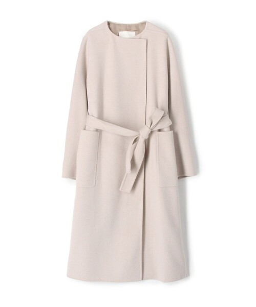 Ballsey（ボールジィ） ノーカラーコート コート プレミアムウール