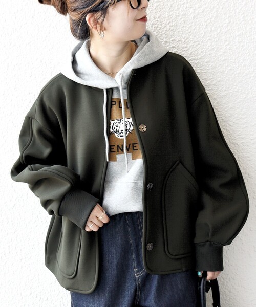 SHIPS any ブルゾン アウター any:「洗濯機可能」ダンボール ノー