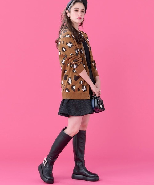 Chesty（チェスティ） ブーツ ビジューバックルロングブーツ