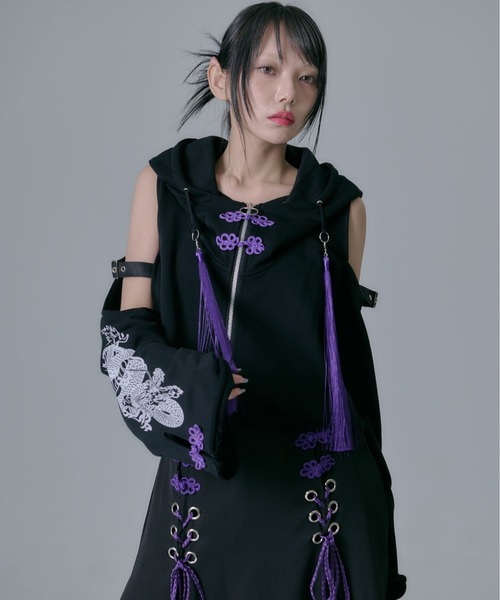 REFLEM（レフレム） パーカー 「REFLEM/レフレム」クロップドチャイナ