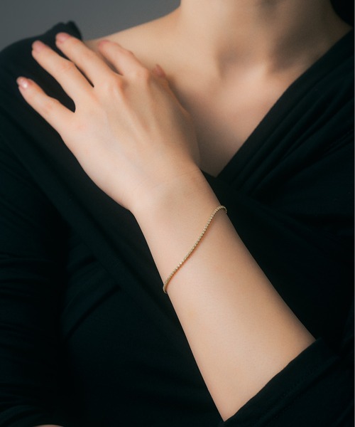 Jewel closet by L&Co. ブレスレット K18 テニスブレスレット 1.0ct