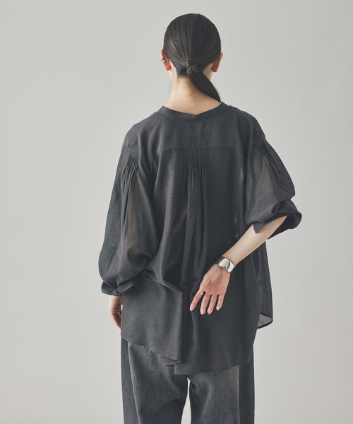 Curensology（カレンソロジー） ブラウス シャツ /ウールミックス