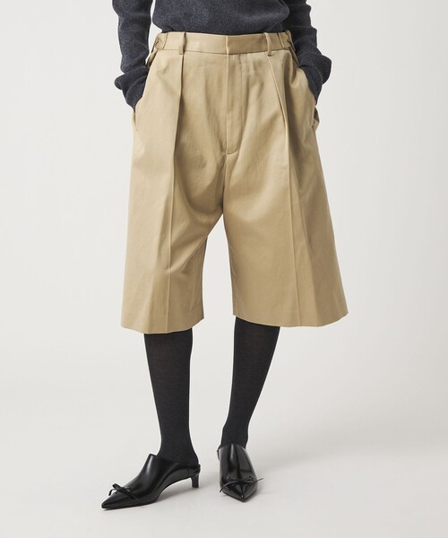 6 チノパン 「6(ROKU) 」コットン チノ ショートパンツ 2 レディース