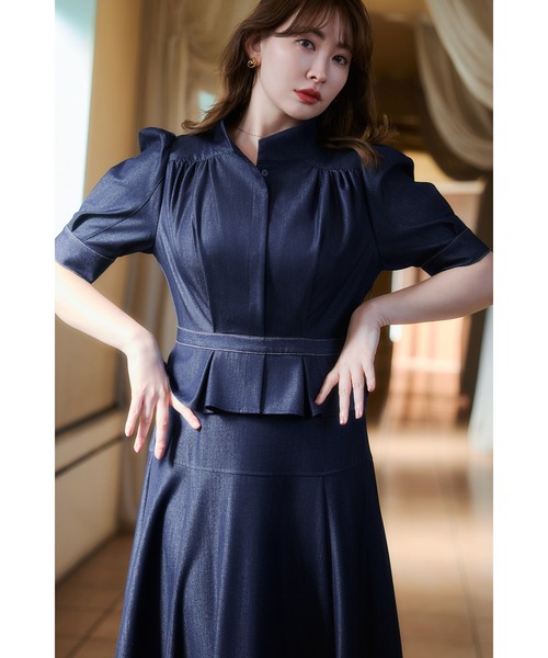 Her lip to ワンピース Menton Denim Shirt Dress : ZOZOTOWN Yahoo!店