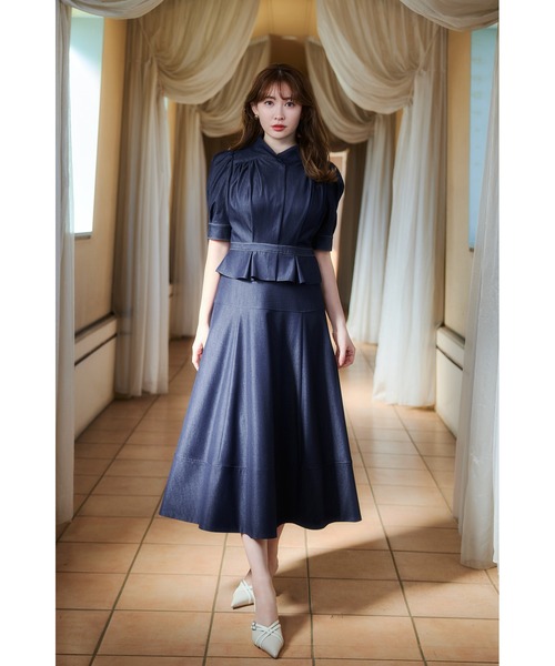 Her lip to ワンピース Menton Denim Shirt Dress : ZOZOTOWN Yahoo!店