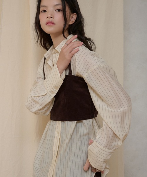 MUHET（ミュエータ） スカート 「set item」velour bustier ＆ skirt