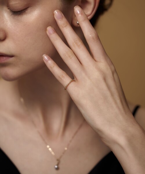 ete bijoux（エテ ビジュー） 指輪 リング 「プレイリング」 K18YG