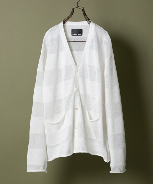 NUMBER (N)INE（ナンバーナイン） カーディガン SEE THROUGH STRIPED