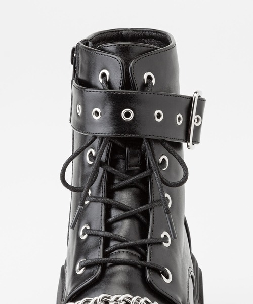 Deviants（デヴィアンツ） ブーツ ベルトチェーンシルバートウブーツ