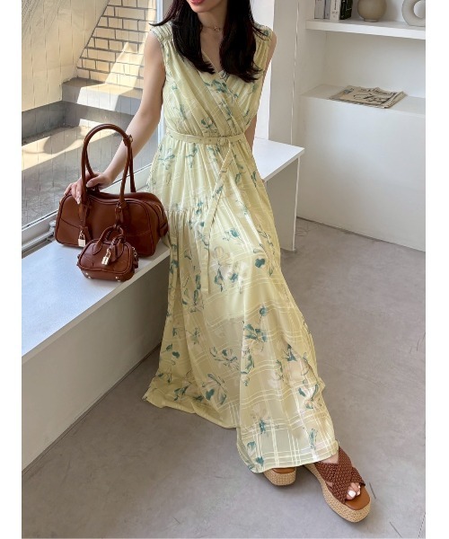 FRAY I.D（フレイ・アイディー） ワンピース フラワープリント